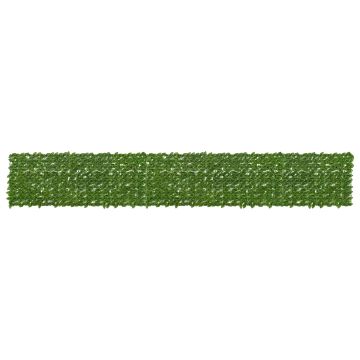 Schermo per balcone con foglie Verde e Giallo 500 x 75 cm