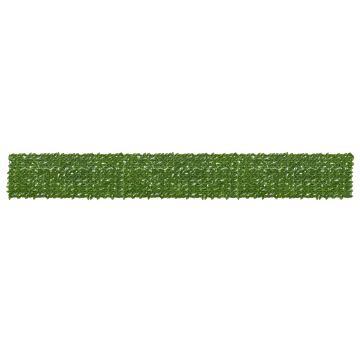 Schermo per balcone con foglie Verde e Giallo 600 x 75 cm