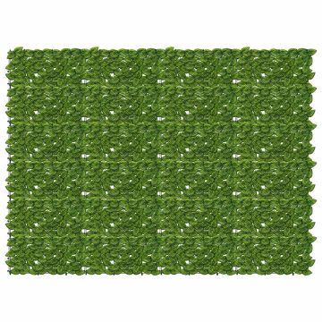 Schermo per balcone con foglie Verde e Giallo 200 x 150 cm