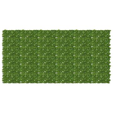 Schermo per balcone con foglie Verde e Giallo 300 x 150 cm