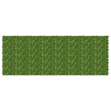 Schermo per balcone con foglie Verde e Giallo 400 x 150 cm