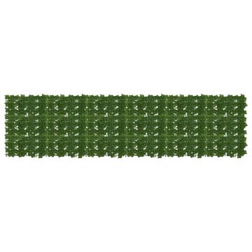 Schermo per balcone con foglie Verde 300 x 75 cm