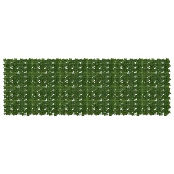 Schermo per balcone con foglie Verde 300 x 100 cm