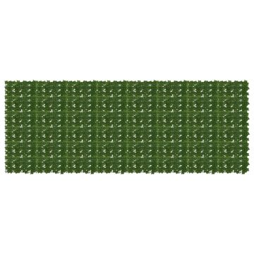 Schermo per balcone con foglie Verde 400 x 150 cm