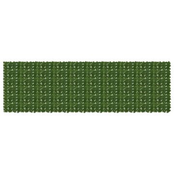 Schermo per balcone con foglie Verde 500 x 150 cm