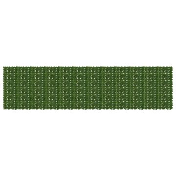 Schermo per balcone con foglie Verde 600 x 150 cm