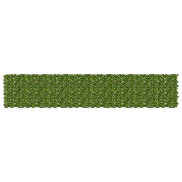 Schermo per balcone con foglie Verde e Giallo 400 x 75 cm