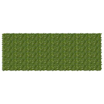 Schermo per balcone con foglie Verde e Giallo 400 x 150 cm