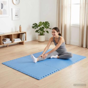 Tappeti 40 pz Blu 14,4 m² Schiuma EVA