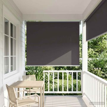Tenda da sole a rullo con protezione UV Antracite Poliestere