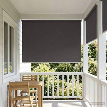 Tenda da sole a rullo con protezione UV Antracite Poliestere