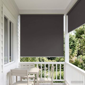 Tenda da sole a rullo con protezione UV Antracite Poliestere