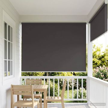 Tenda da sole a rullo con protezione UV Antracite Poliestere