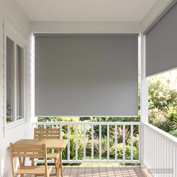 Tenda da sole a rullo con protezione UV Grigio Chiaro