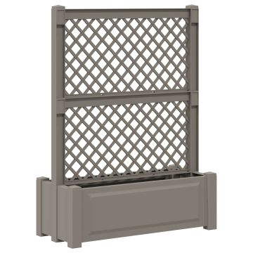 Grande vaso con trellis Grigio 99,5 x 43 x 133,5 PP