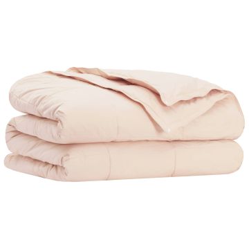 Piumone 200 x 240 cm Tutte le stagioni Fibra di Kapok Beige