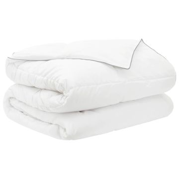 Piumino Letto Estivo Bianco 200 x 200 cm Fibra di bambù