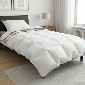 Piumone 135 x 200 cm 100% Cotone Bianco