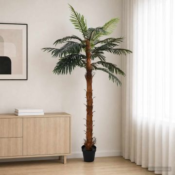 Albero di Cocuspalm Artificiale Verde 70 x 20 x 200 cm