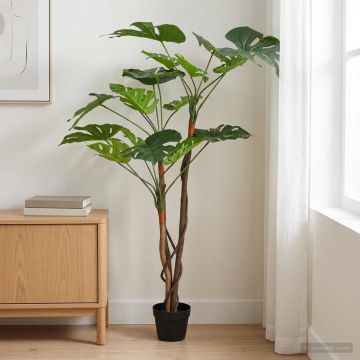Pianta Monstera Artificiale Verde 70 x 16 x 130 cm