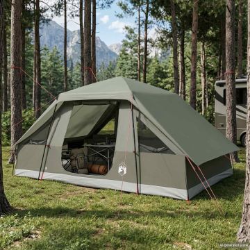 Tenda familiare con telo da pioggia resistente all'acqua