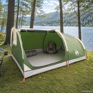 Tenda da Trekking Impermeabile 2 persona Verde