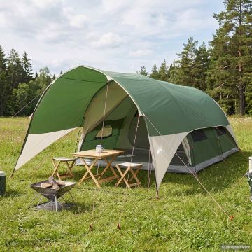 Tenda a tunnel con copertura impermeabile 10 persona Verde