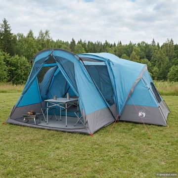 Tenda a capanna con copertura impermeabile 10 persona Blu