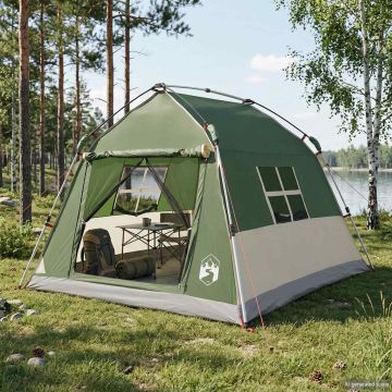 Tenda istantanea resistente all'acqua 2 persona Verde