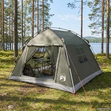 Tenda istantanea resistente all'acqua 3 persona Verde militare