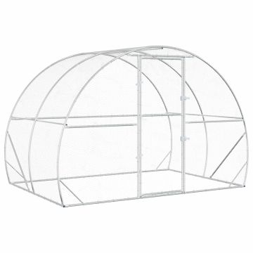 Pollaio Argento 200 x 300 x 200 cm Acciaio zincato