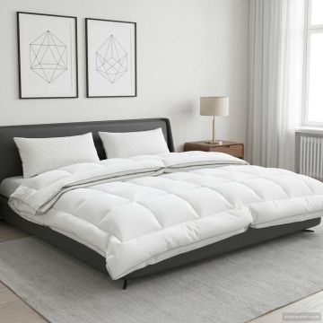 Piumone TRIER 200x200cm 4 stagioni 140+220GSM Bianco
