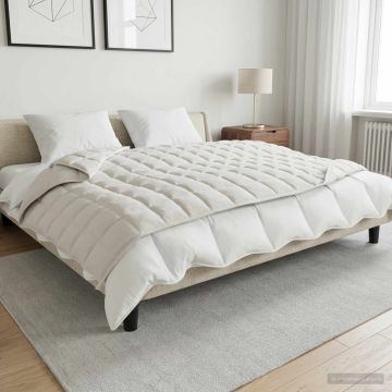 Coperta Ponderata Bianco 150 x 200 cm 11 kg 100% Cotone 205T