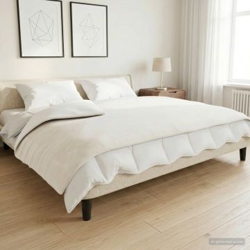 Coperta Ponderata Bianco 138 x 200 cm 6 kg 100% Cotone 205T