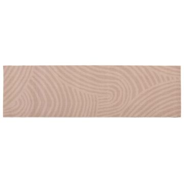 Tappeto da Cucina taupe scandinavo 300 x 60 cm 100% Poliammide