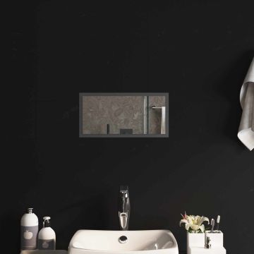 Specchio da bagno LED Trasparente 40 x 20 cm vetro temperato