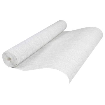Carta da parati Solida 3D Rigato Grigio Chiaro 10 x 0,53 m