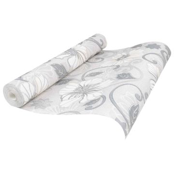 Carta da parati Solida 3D Fiore 10 x 0,53 m Tessuto Non Tessuto