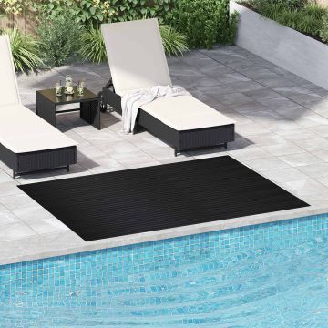 Tappeto per pavimento Nero 1,5 x 2 m Gomma