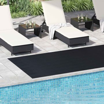 Tappeto per pavimento Nero 1,5 x 4 m Gomma
