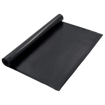 Tappeto per pavimento Nero 1,2 x 5 m Gomma