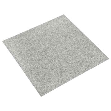 Tappeto 20 pz Grigio Chiaro 50 x 50 cm 100% Polipropilene