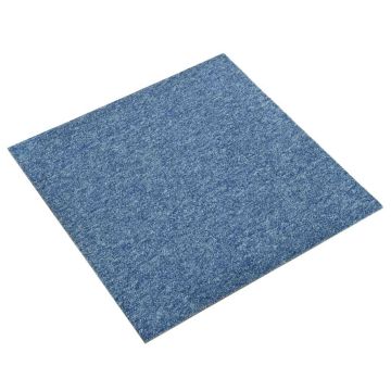 Tappeto 20 pz Blu 50 x 50 cm 100% Polipropilene