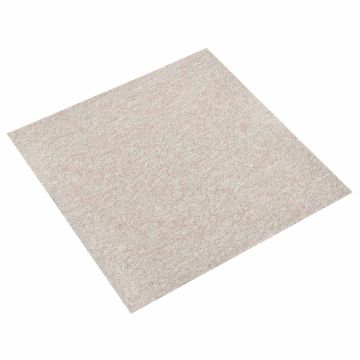 Tappeto 20 pz Beige chiaro 50 x 50 cm 100% Polipropilene