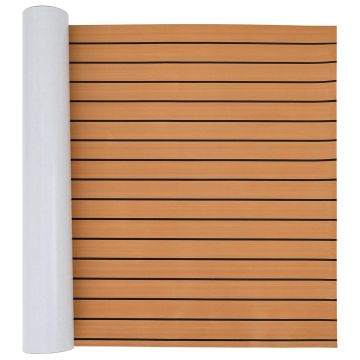 Tappetino per Barche Marrone e Nero 240 x 90 cm EVA