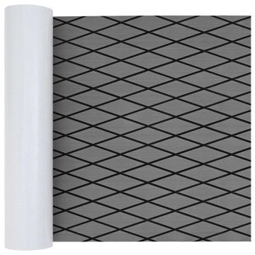 Tappetino per Barche Grigio Chiaro e Nero 190 x 70 cm EVA