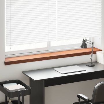 Soglia della Finestra Legno Marrone 120 x 25 x 4,5 cm PVC