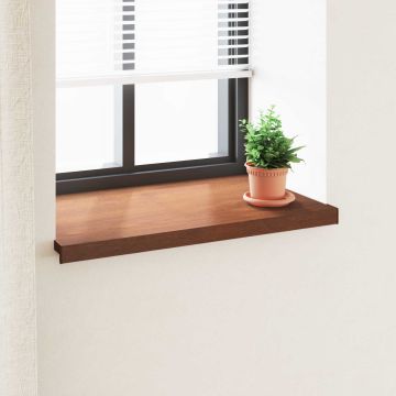 Soglia della Finestra Legno Marrone 80 x 50 x 4,5 cm PVC