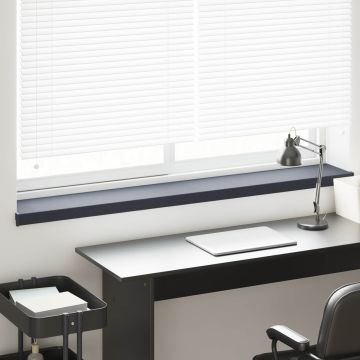 Soglia della Finestra Antracite con Venature del Legno PVC