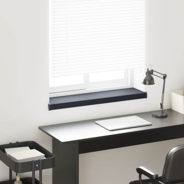 Soglia della Finestra Antracite con Venature del Legno PVC